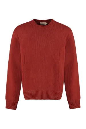 Maison Kitsun Ribbed Crewneck Sweater