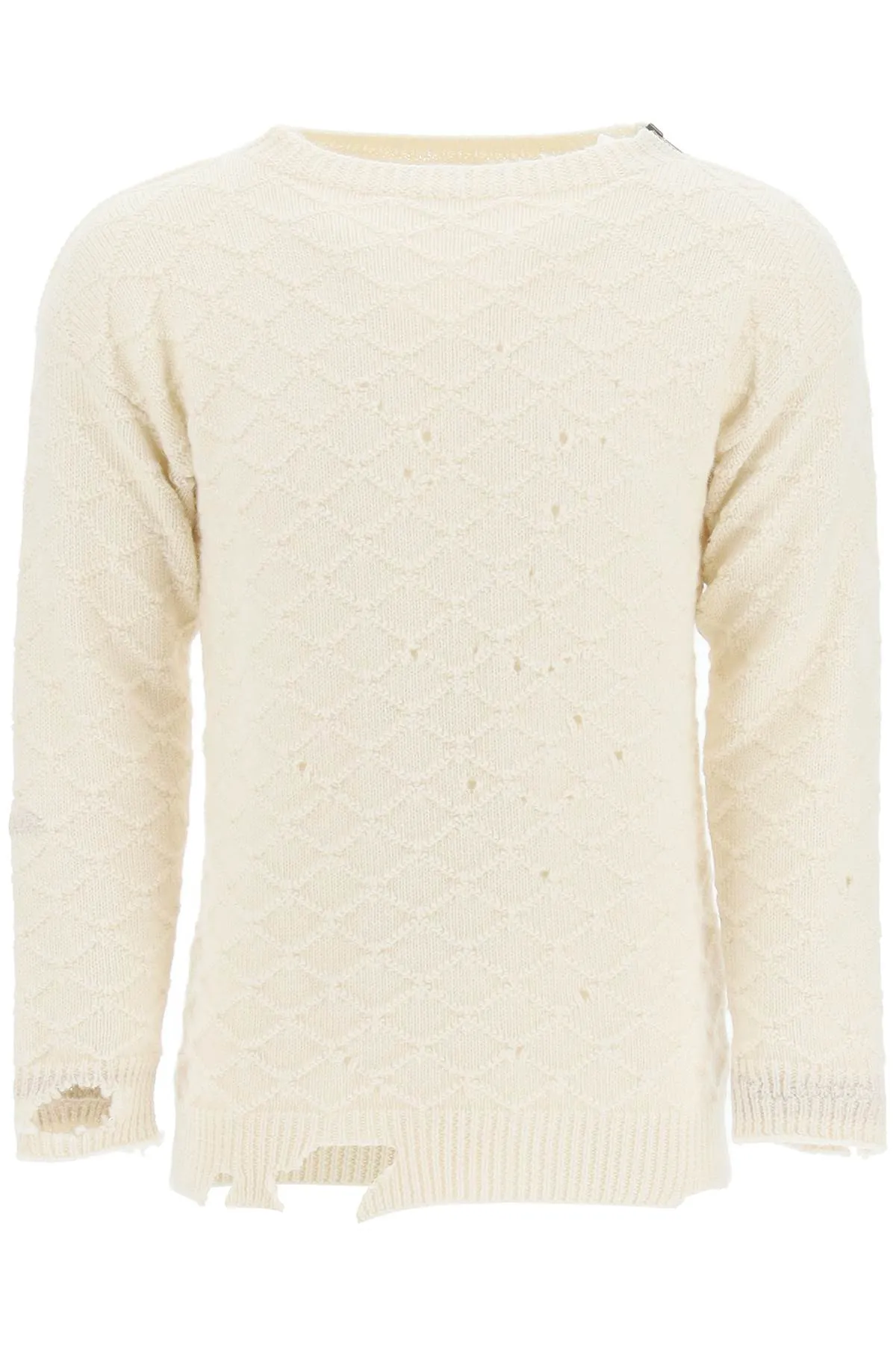 Maison Margiela Distressed Knitted Jumper