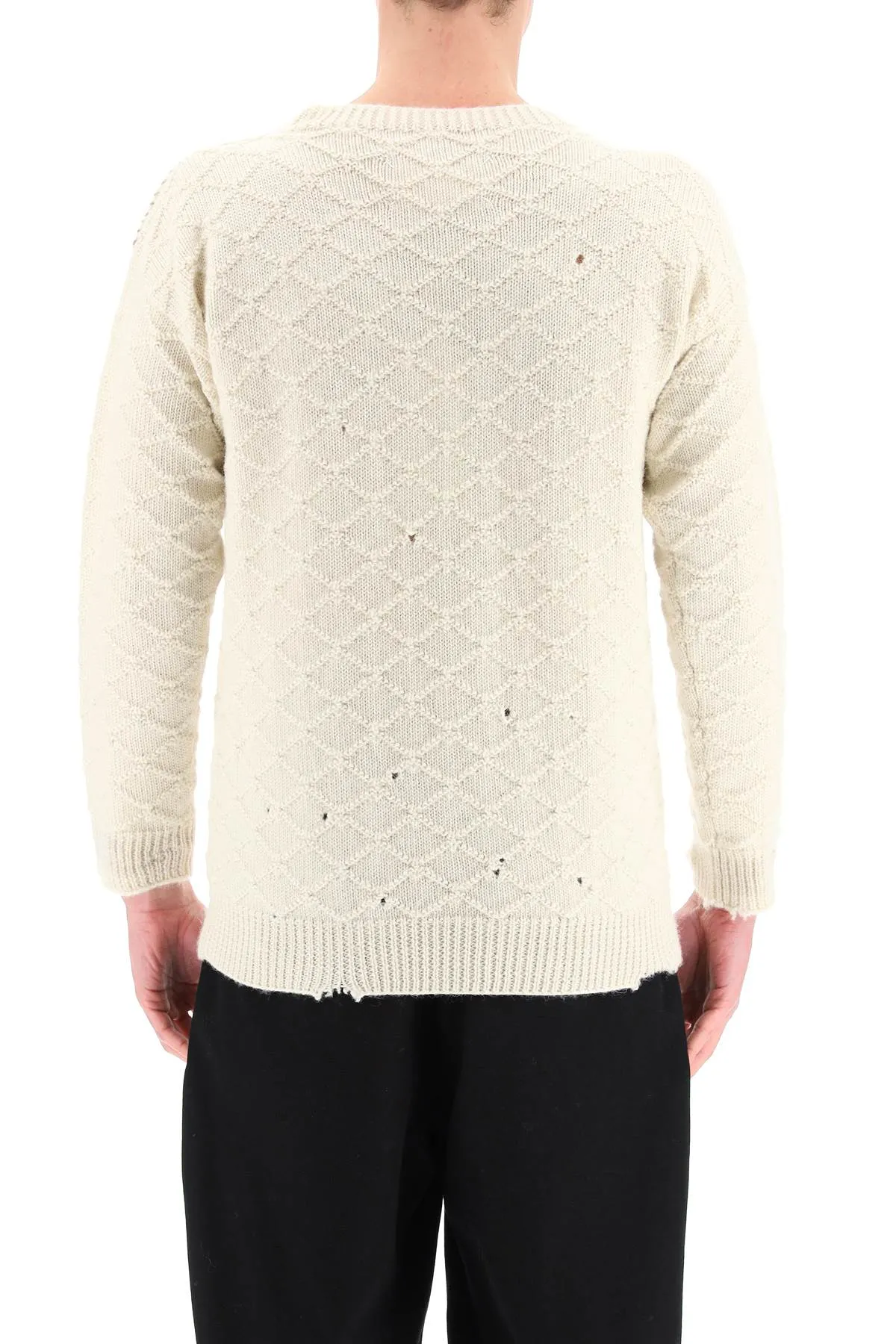 Maison Margiela Distressed Knitted Jumper