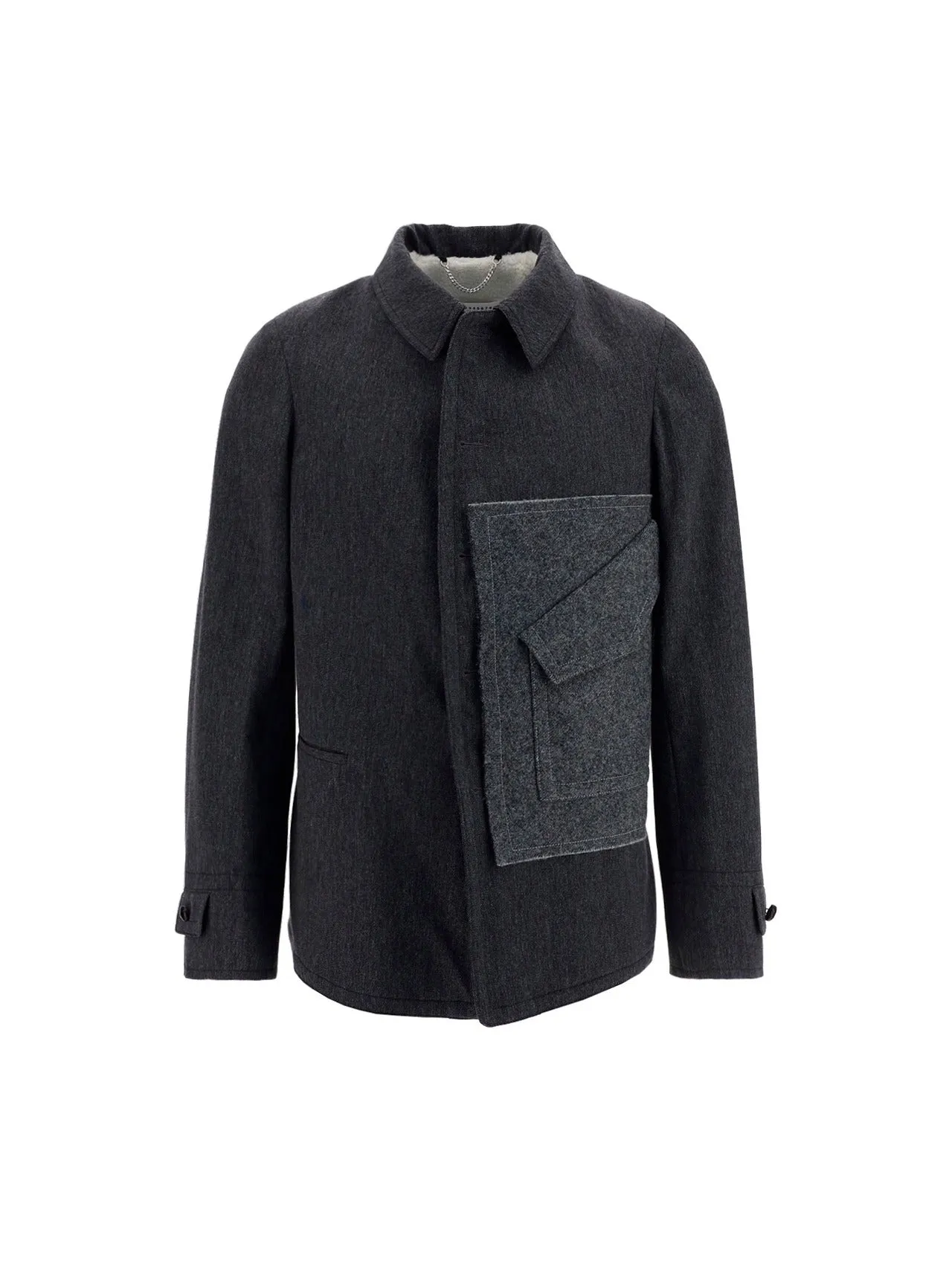 Maison Margiela Patchwork Detailed Coat