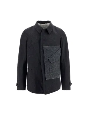 Maison Margiela Patchwork Detailed Coat