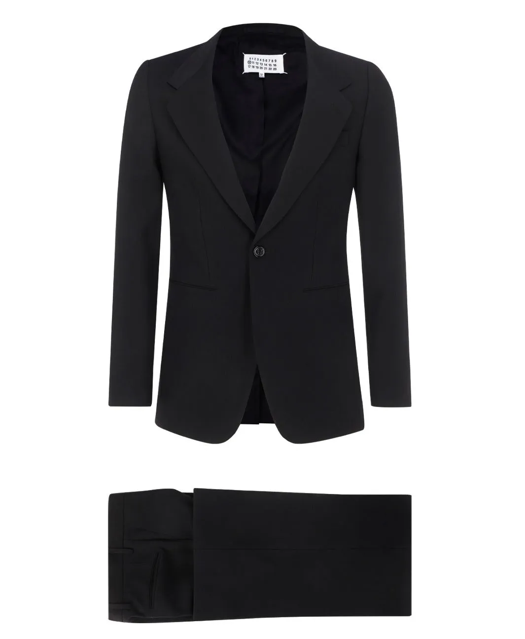 Maison Margiela Single-Breasted Wide Leg Suit