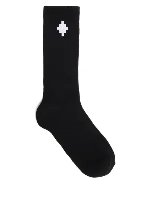 Marcelo Burlon County Of Milan Cross Logo Crew Socks