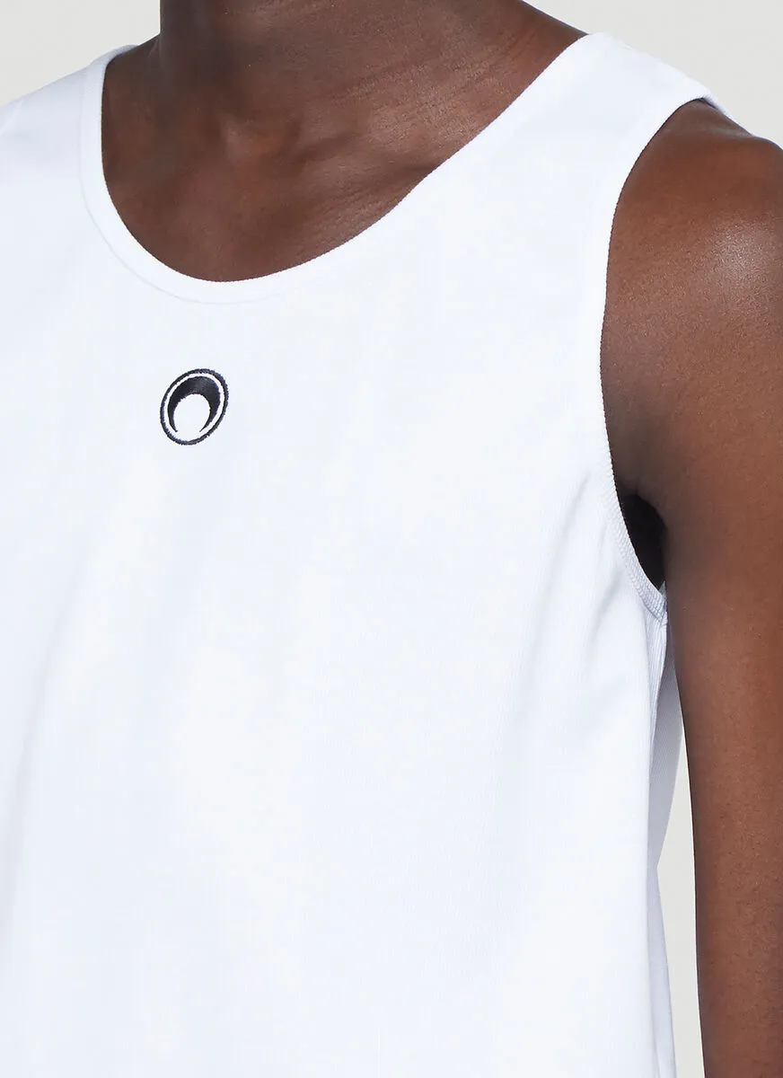 Marine Serre Logo Print Tank Top