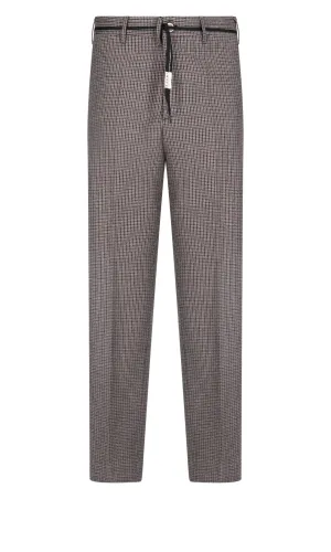 Marni Check Straight Leg Pants