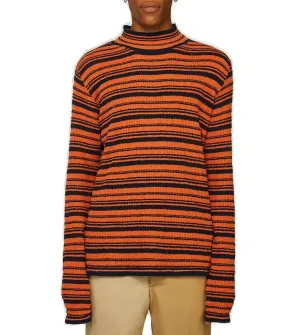 Marni High-Neck Striped Sweater