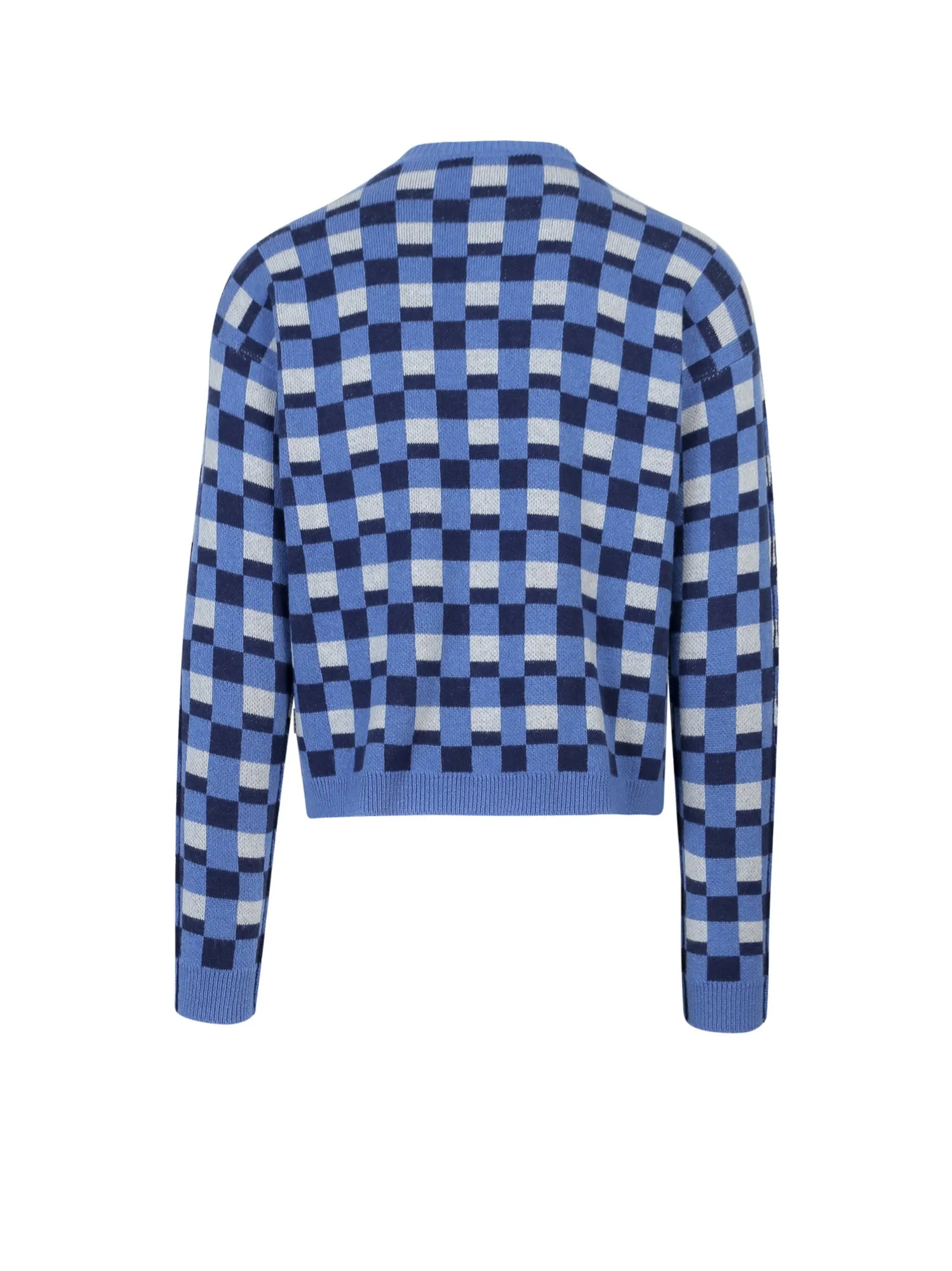Marni Panelled Intarsia Crewneck Sweater
