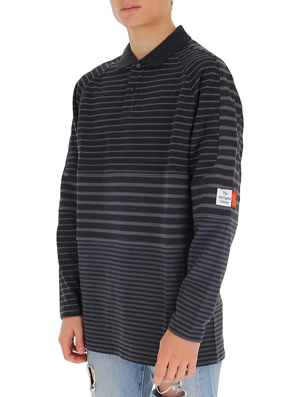 Martine Rose Striped Polo Shirt
