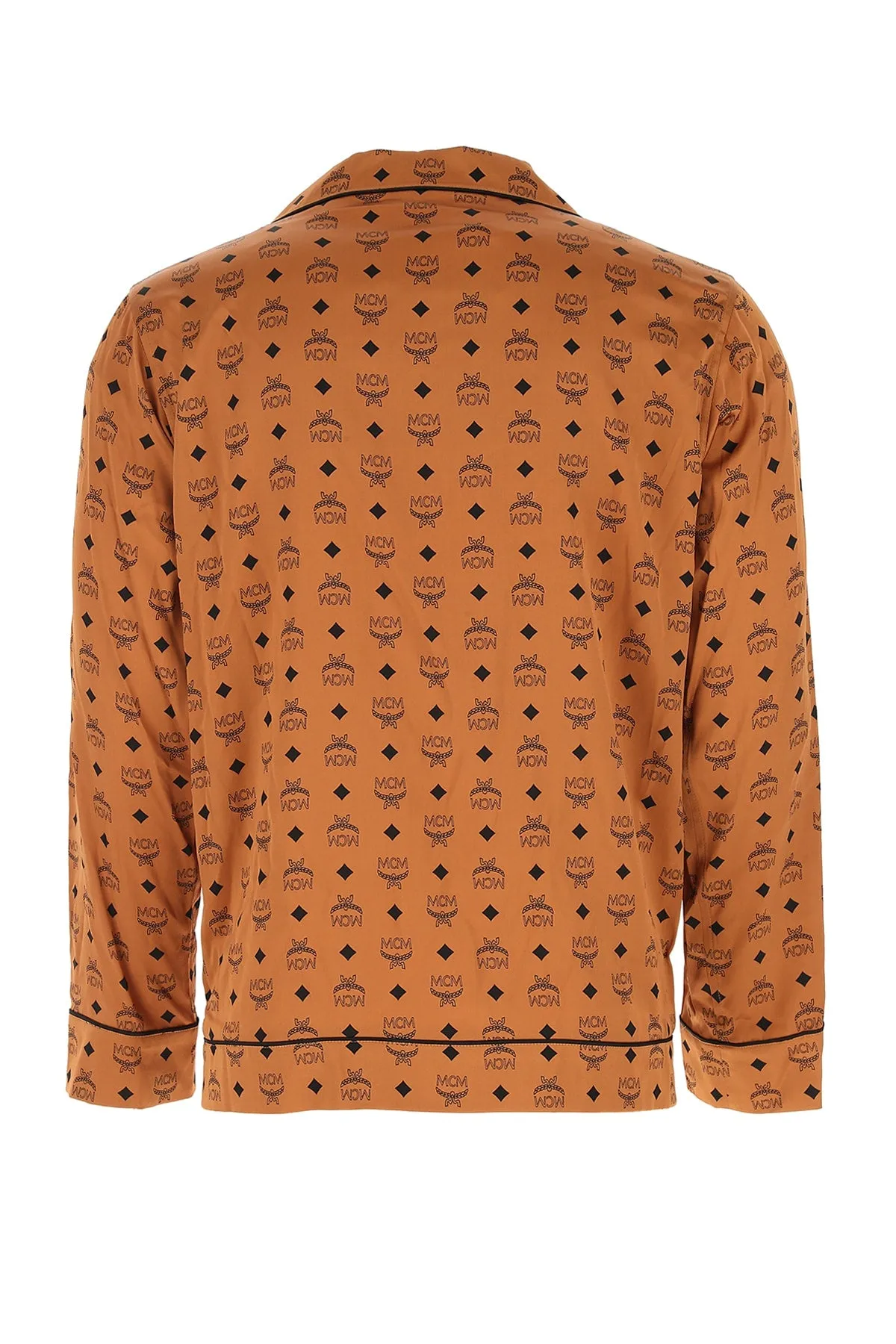 MCM Monogram-Logo Pajama-Syle Buttoned Shirt