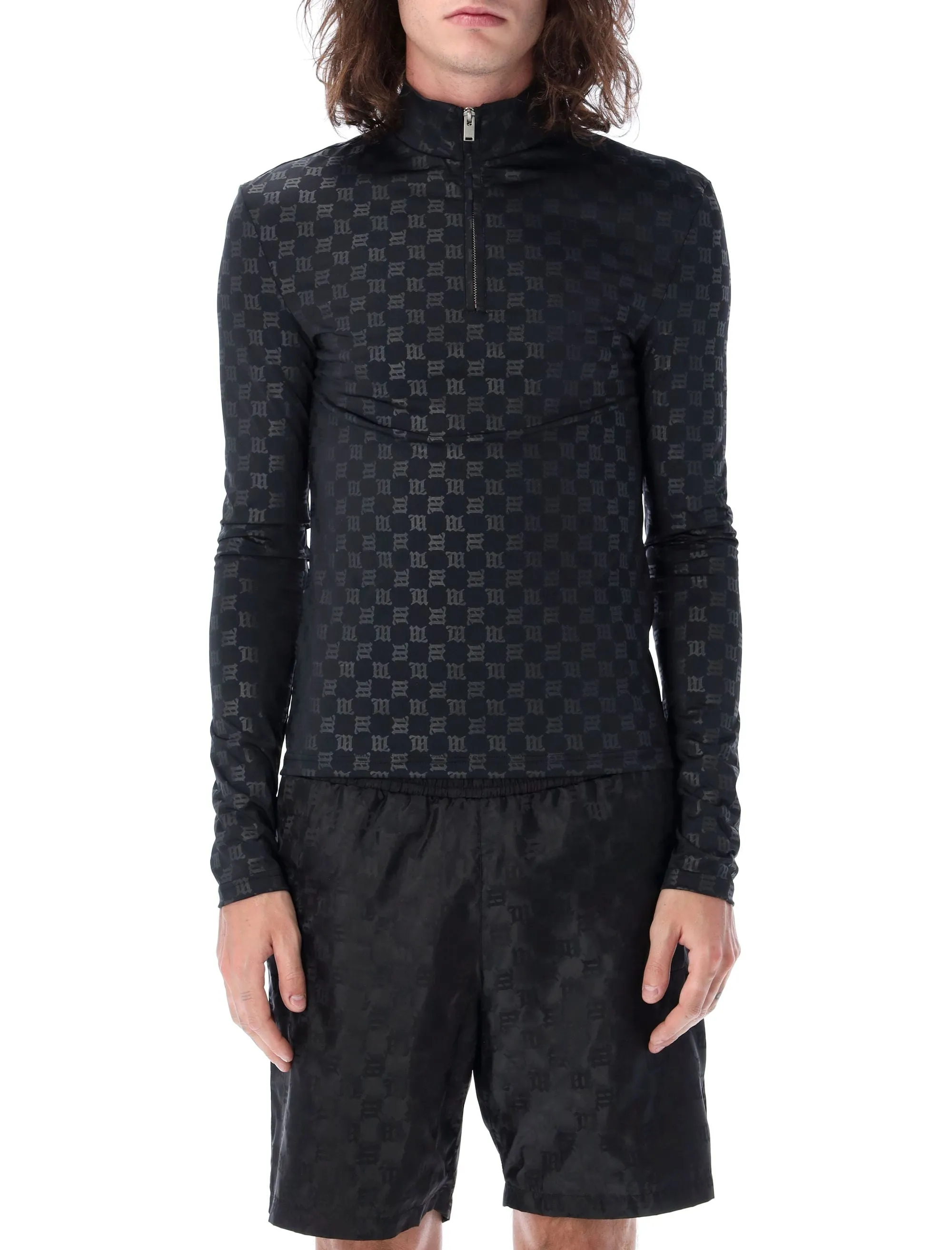 Misbhv Monogram Quarter-Zip Top