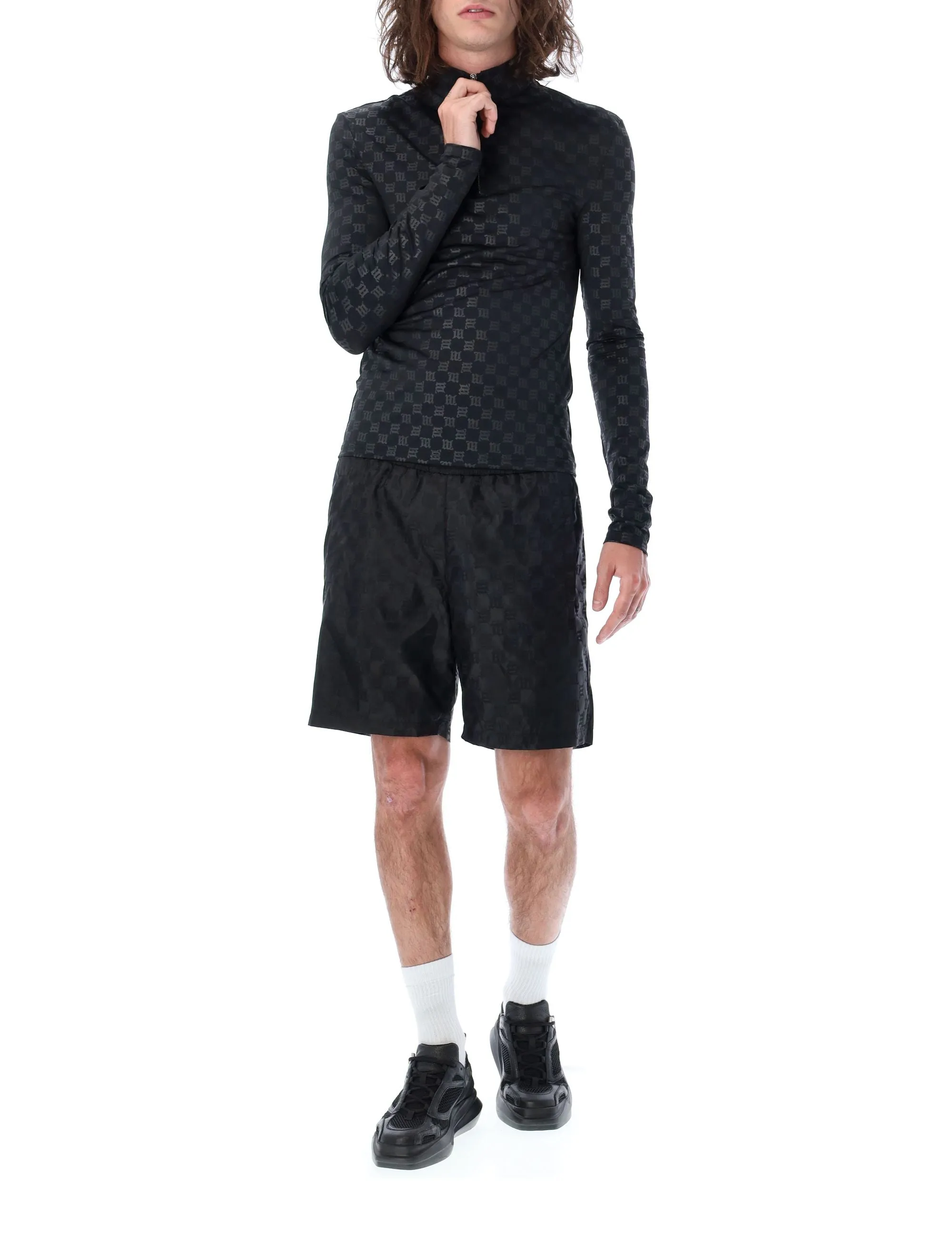 Misbhv Monogram Quarter-Zip Top
