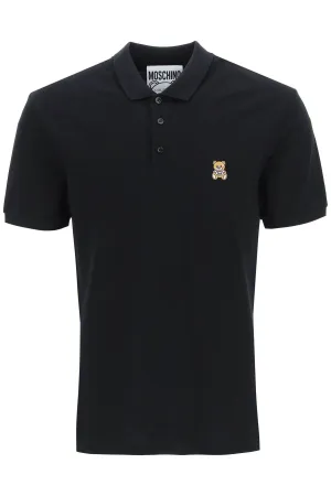 Moschino Bear Patch Polo Shirt