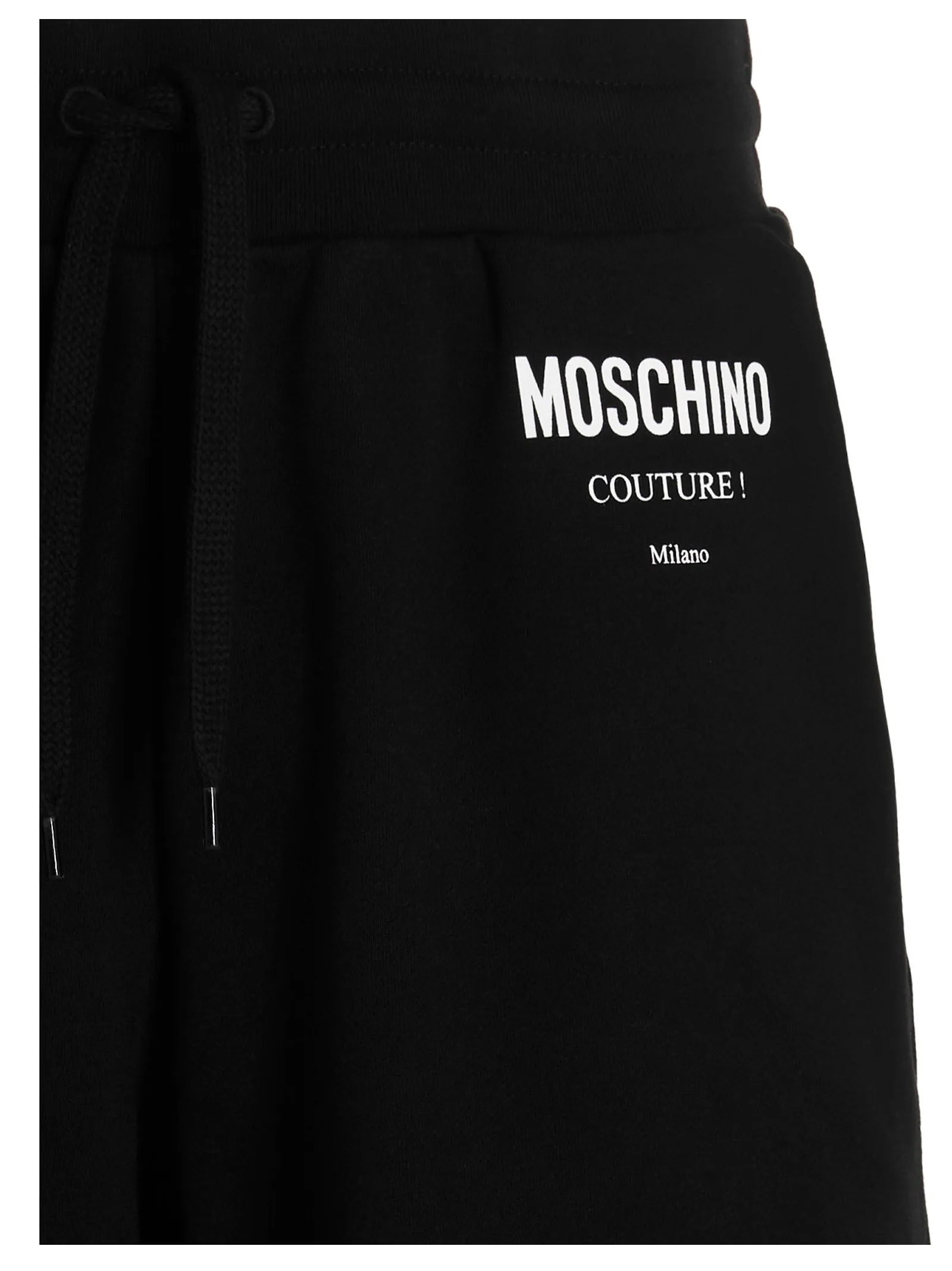 Moschino Logo Printed Drawstring Shorts