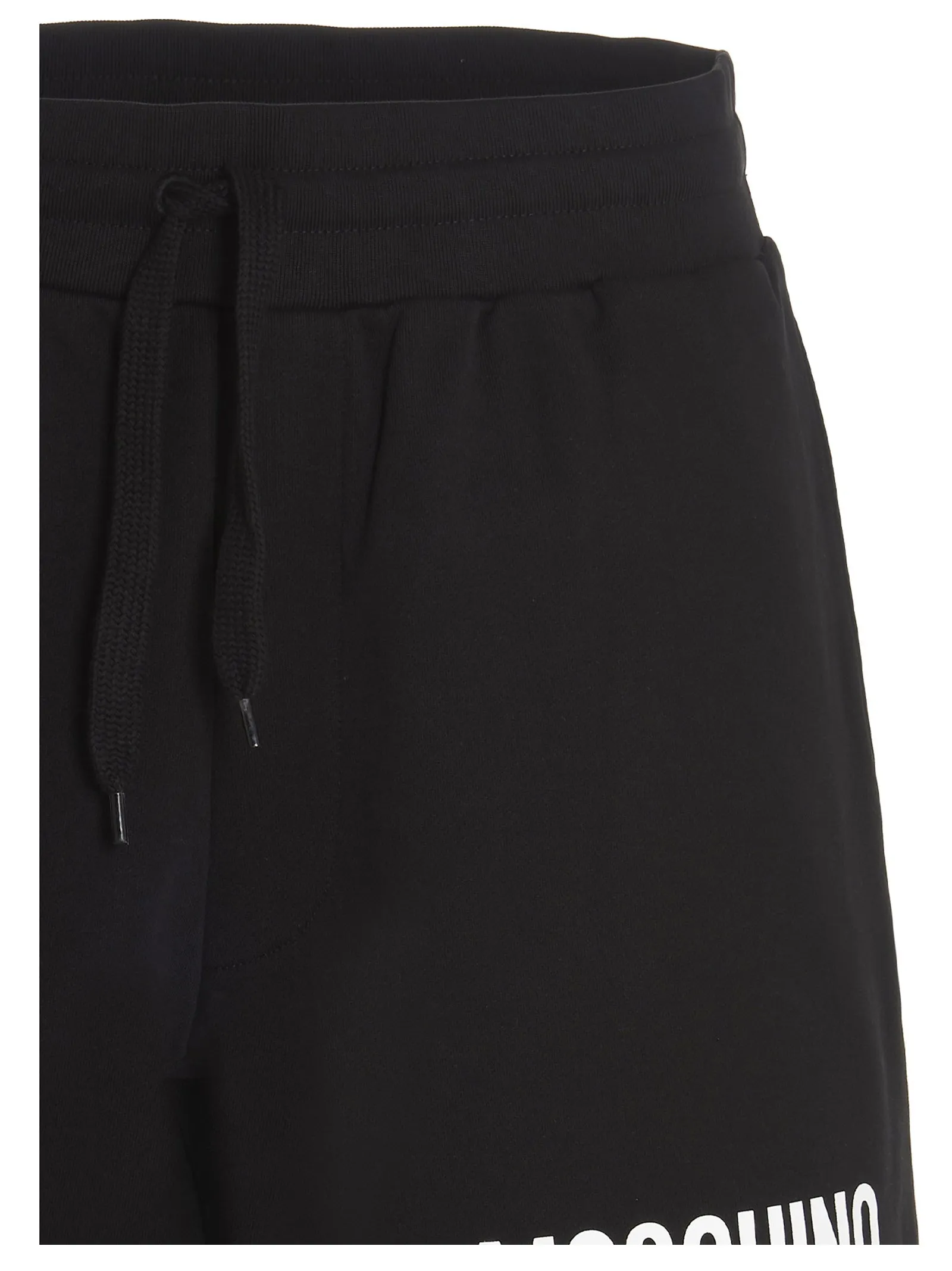 Moschino Logo Printed Drawstring Shorts