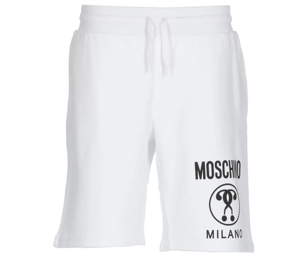 Moschino Logo Printed Drawstring Track Shorts