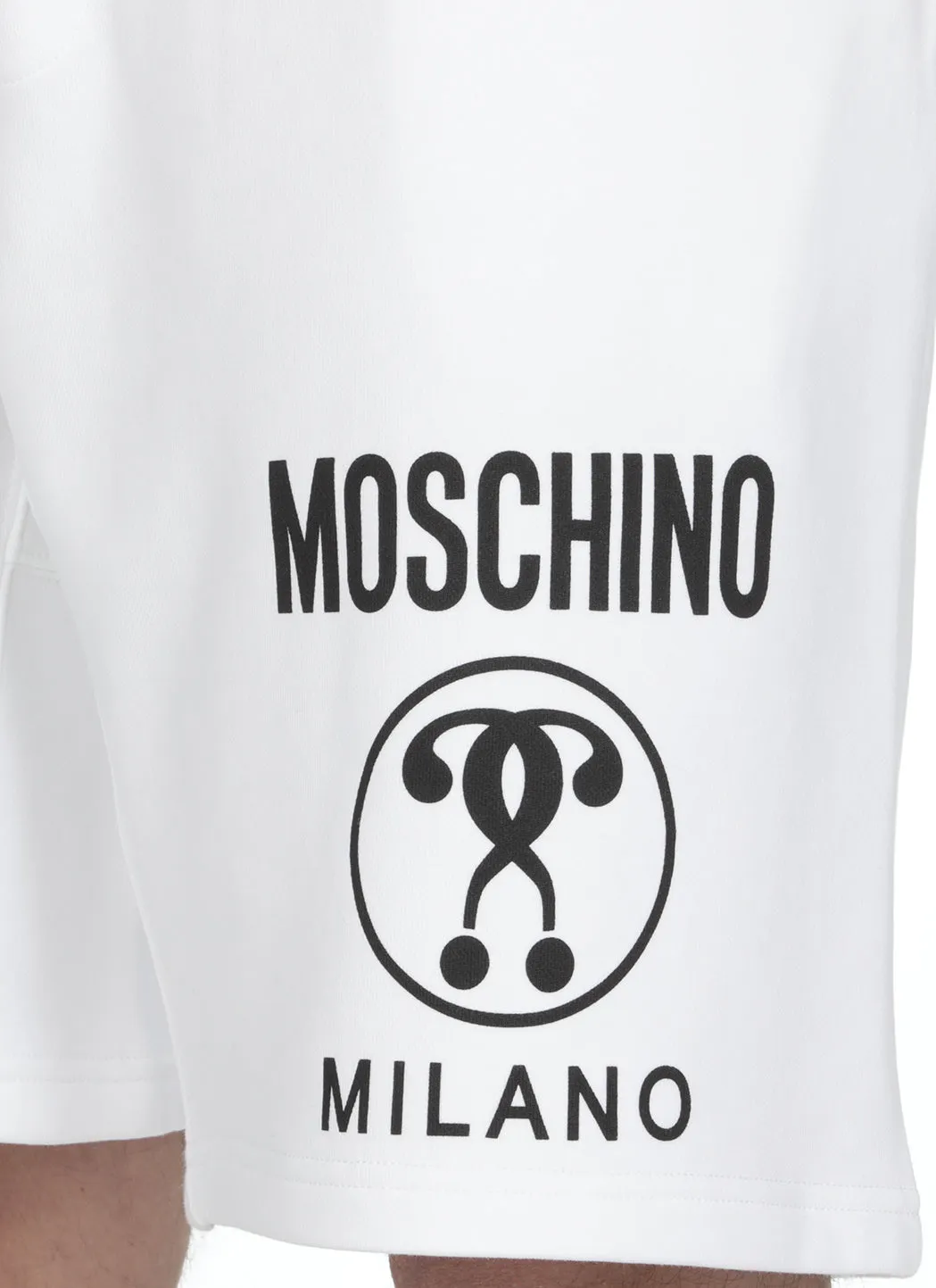 Moschino Logo Printed Drawstring Track Shorts
