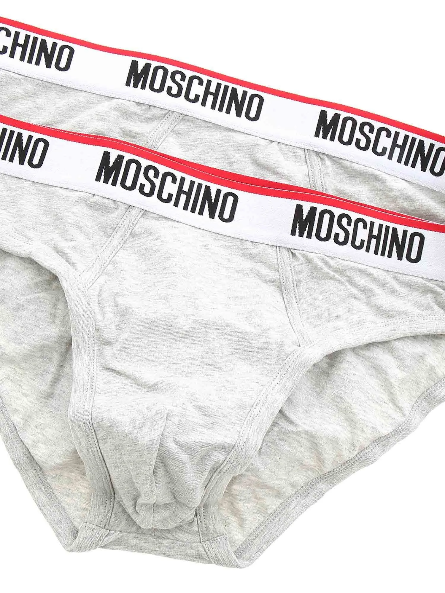 Moschino Logo Waistband Two-Pack Briefs