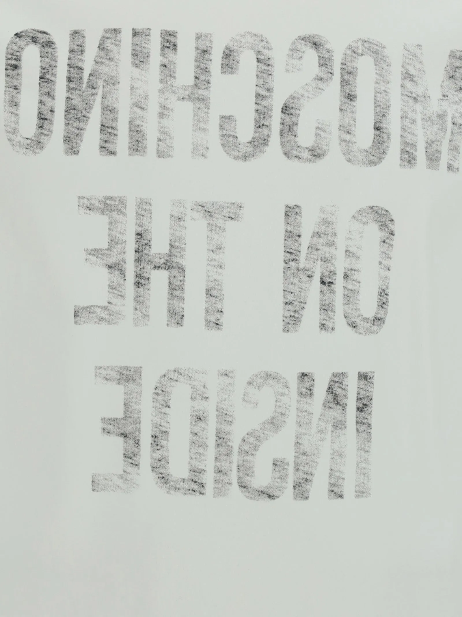 Moschino Slogan Printed T-Shirt