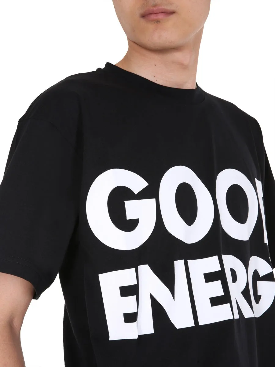 Moschino Slogan Printed T-Shirt