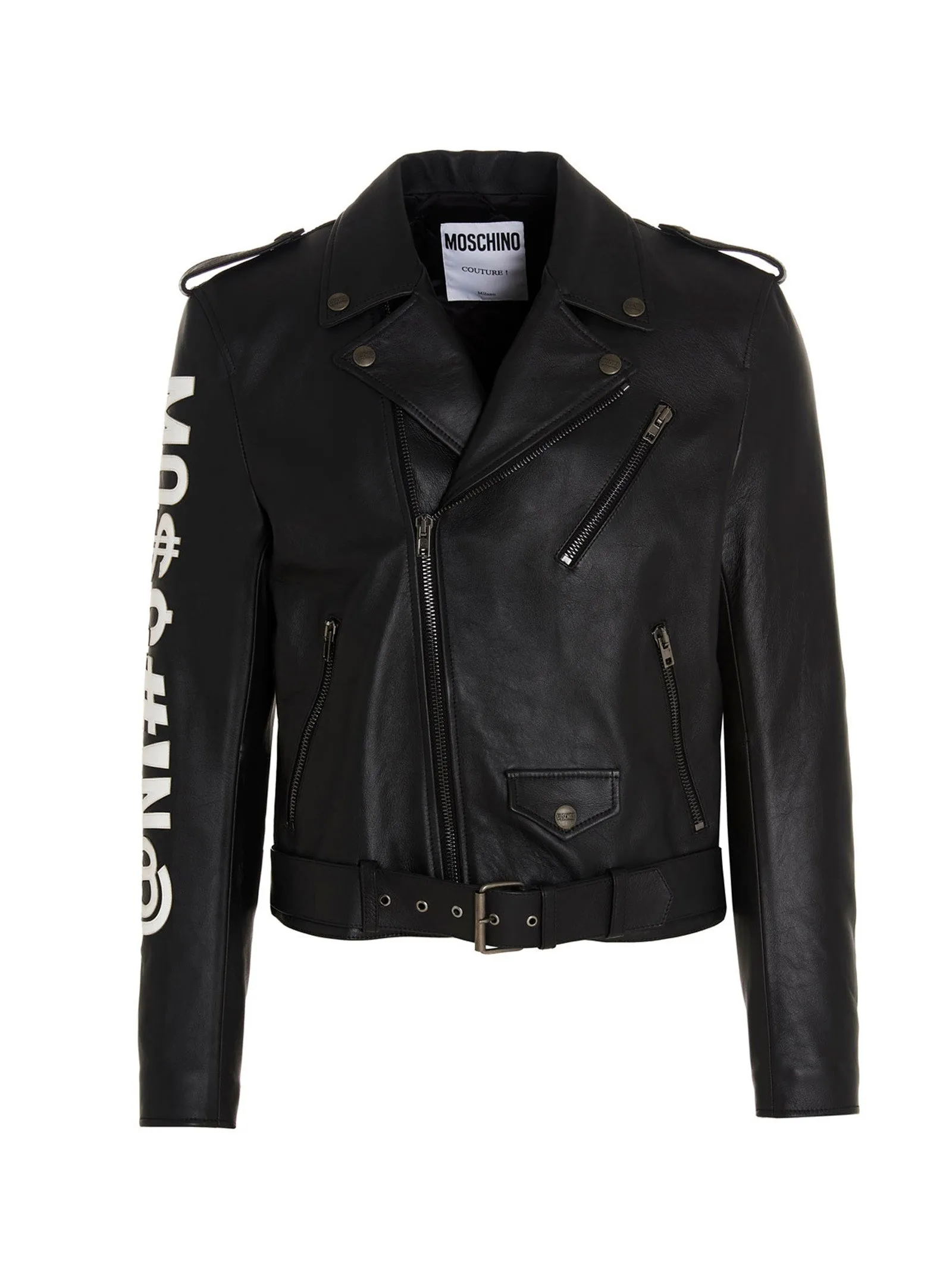 Moschino Symbols Logo Embroidered Jacket