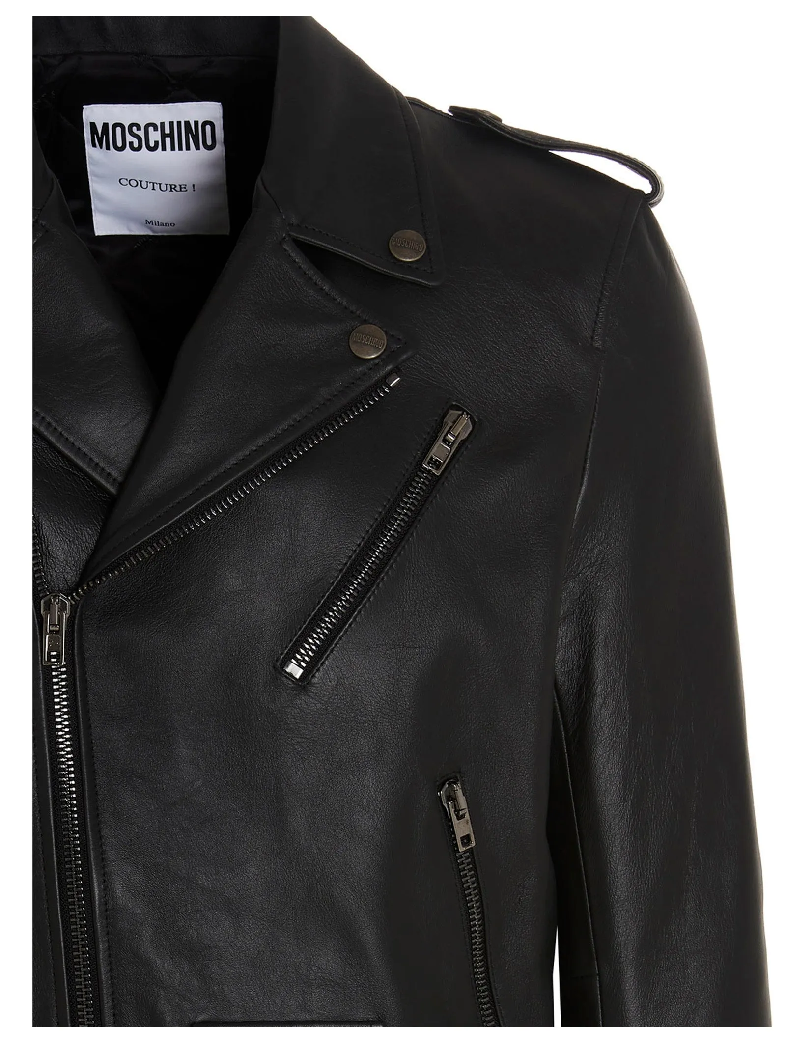 Moschino Symbols Logo Embroidered Jacket