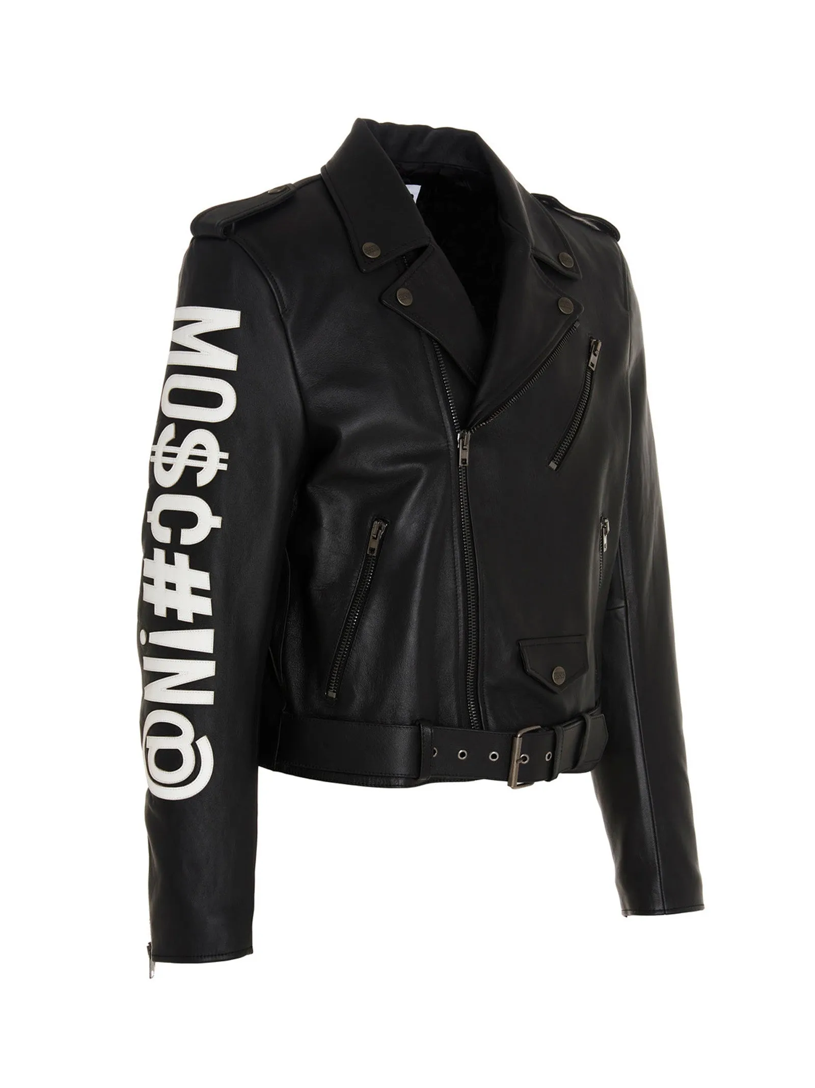 Moschino Symbols Logo Embroidered Jacket