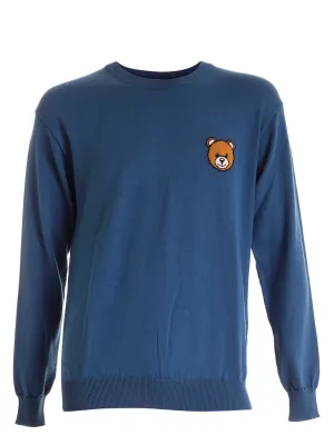 Moschino Teddy Intarsia Knitted Jumper