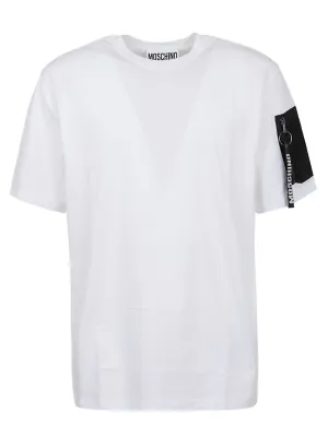 Moschino Zip Pocket Crewneck T-Shirt