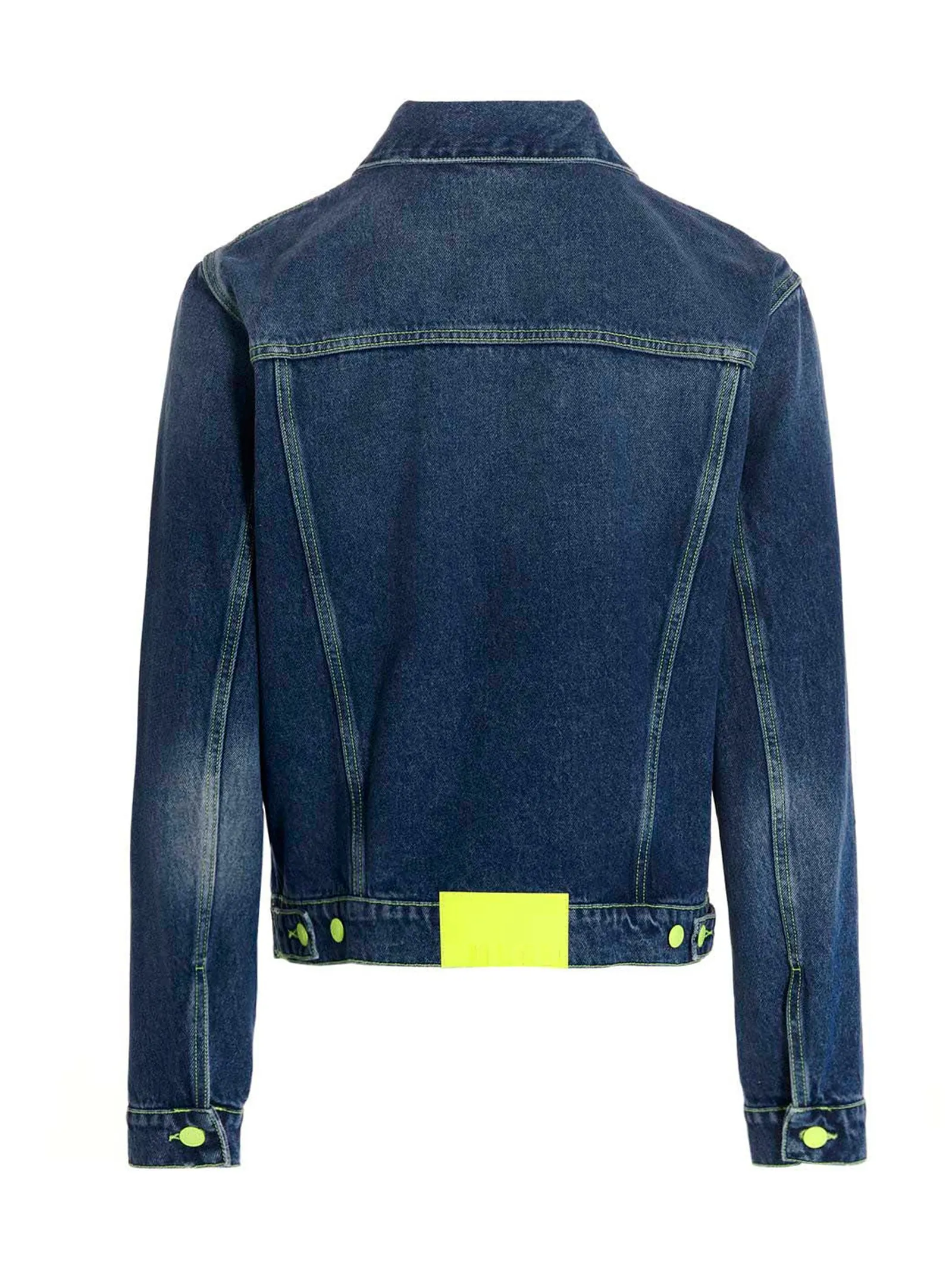 MSGM Buttoned Trucker Denim Jacket