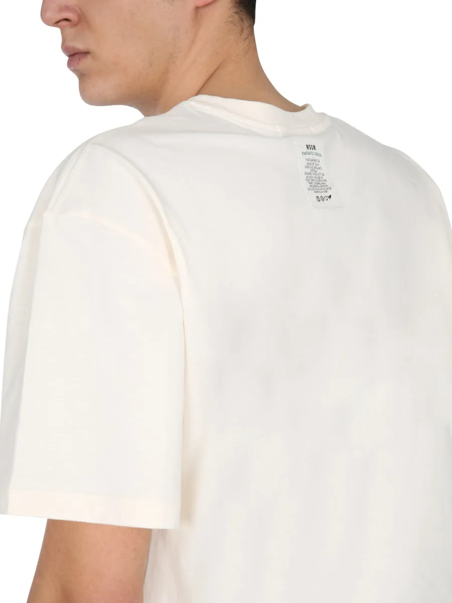 MSGM Crewneck T-Shirt