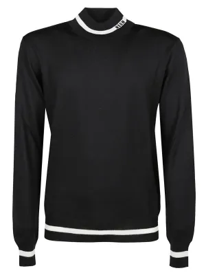 MSGM High-Neck Knit Sweater