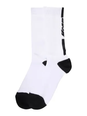 MSGM Logo Intarsia Ribbed Socks