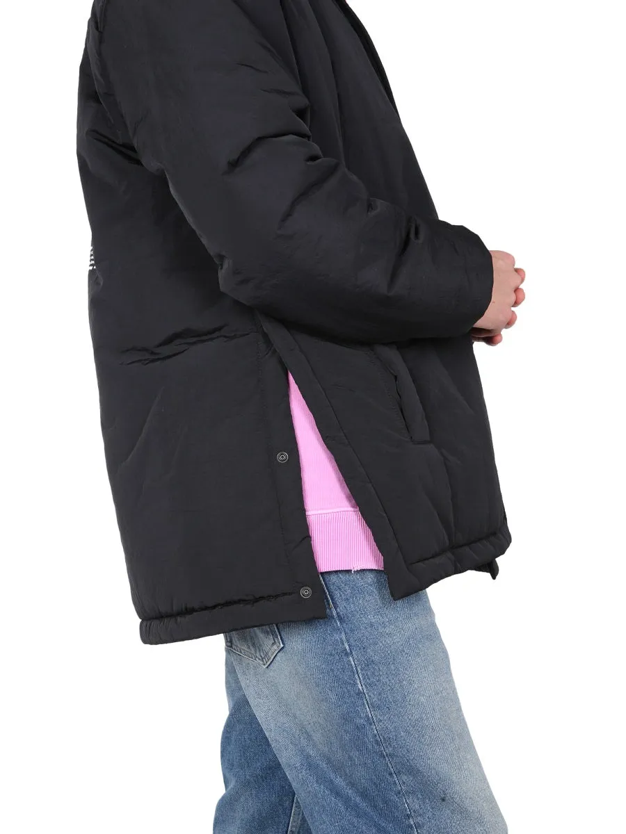 MSGM Logo Print Padded Coat