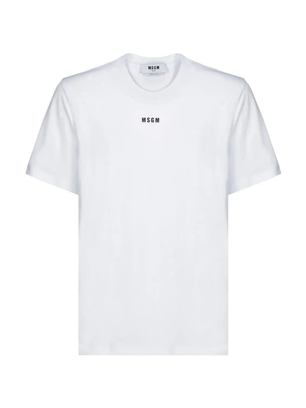 MSGM Logo Printed Crewneck T-Shirt
