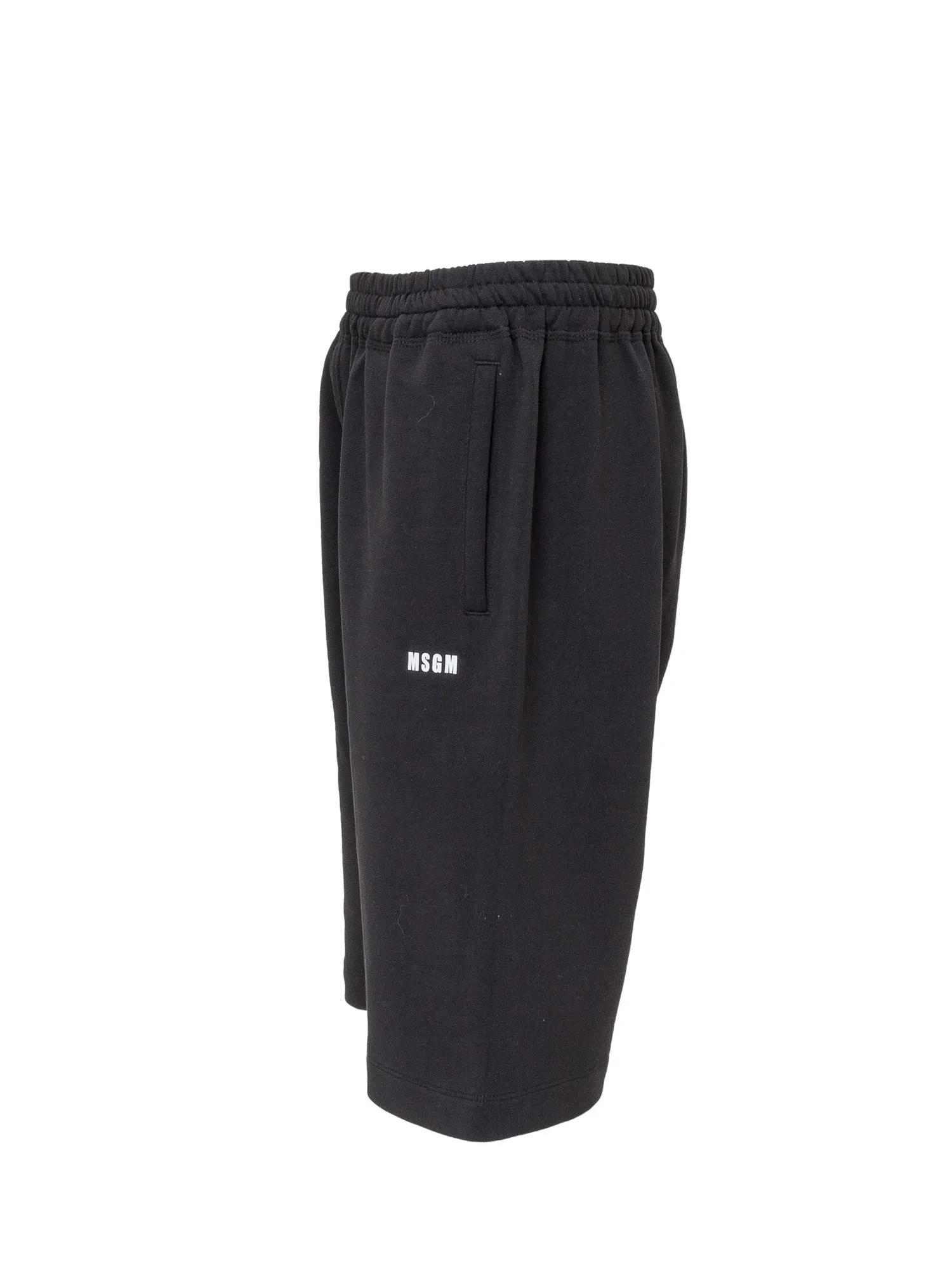 MSGM Logo Printed Shorts