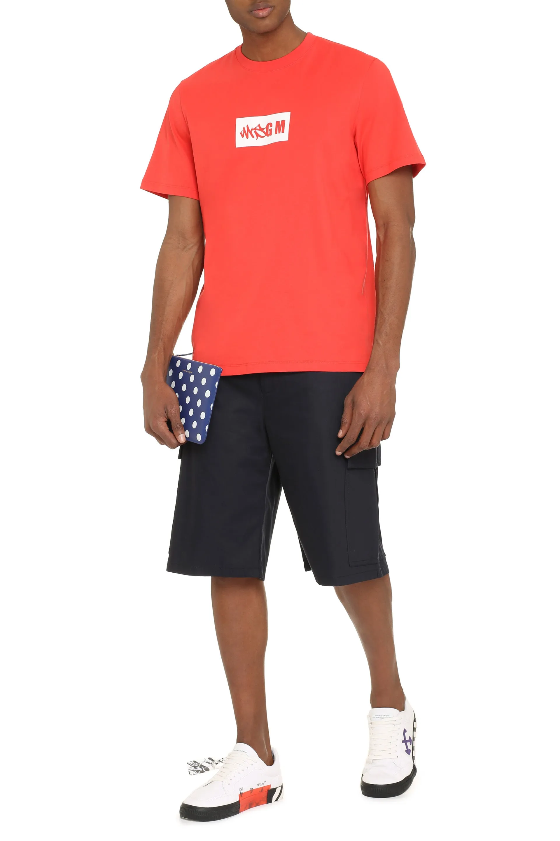 MSGM Logo Printed T-Shirt