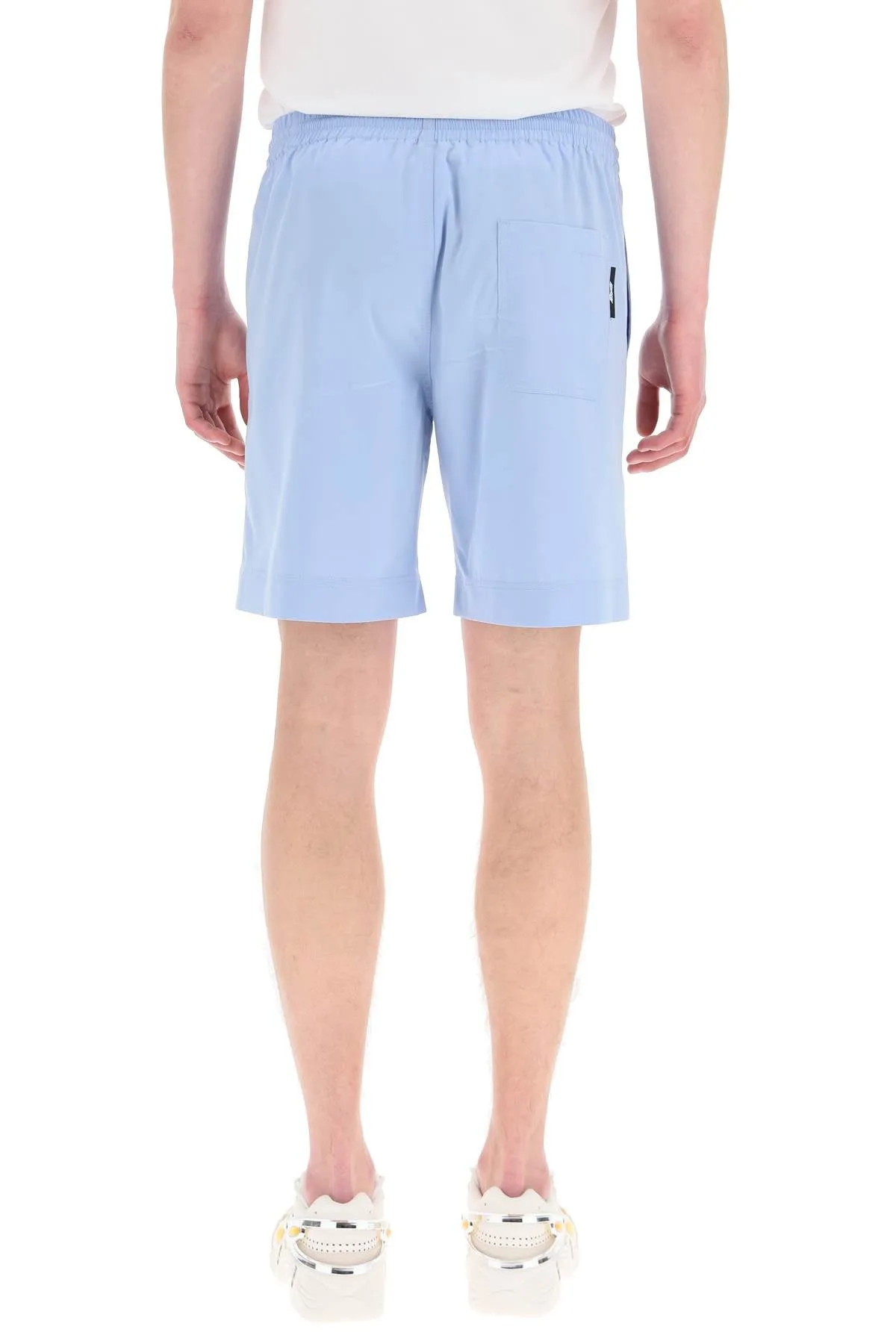 MSGM Mid-Rise Track Shorts