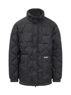 MSGM Quilted Down Jacket