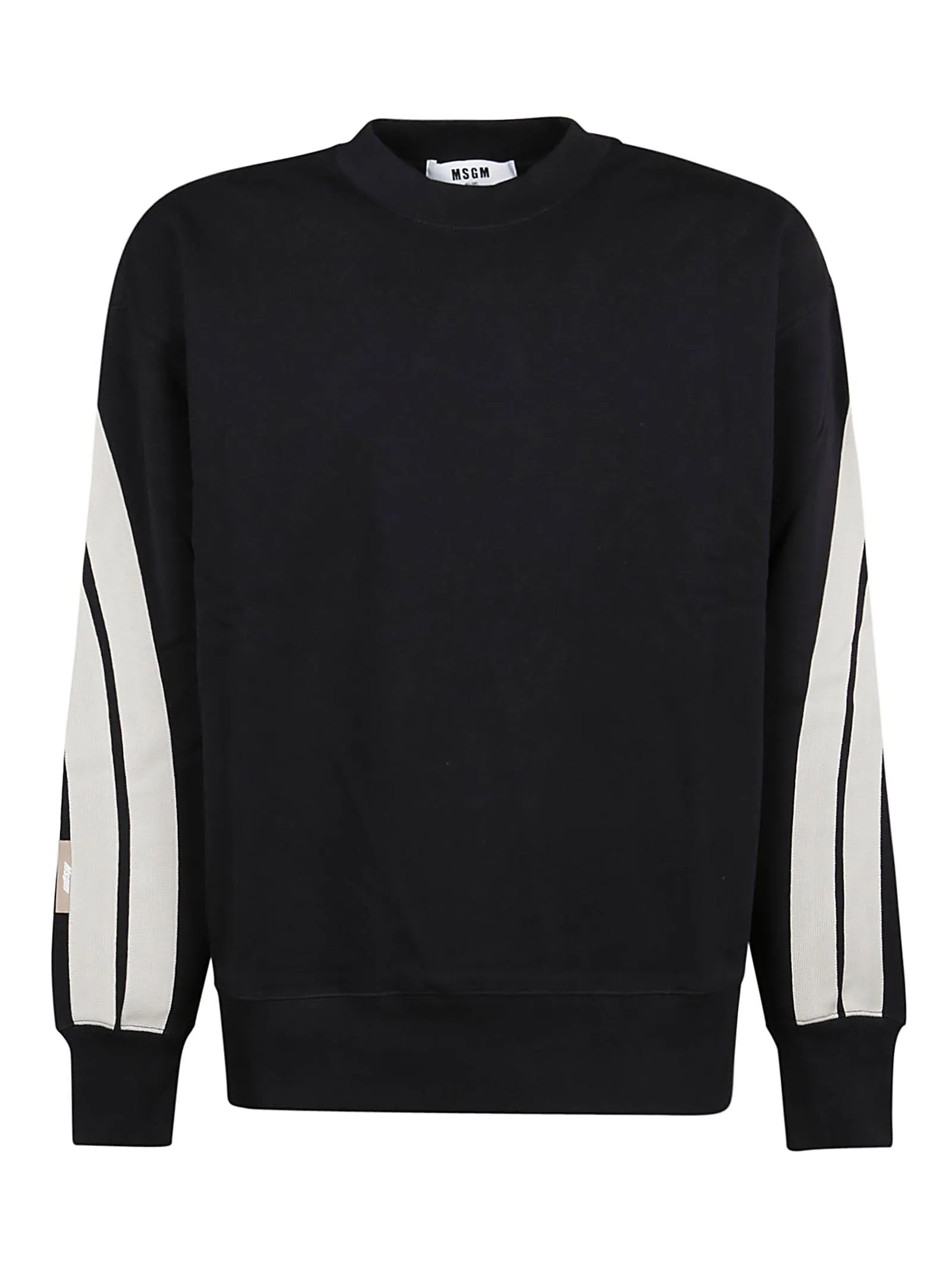 MSGM Stripe Detailed Knitted Sweater