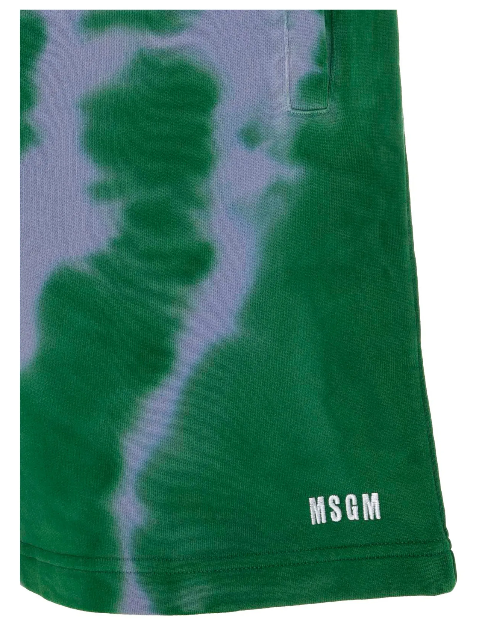 MSGM Tie-Dye Printed Shorts