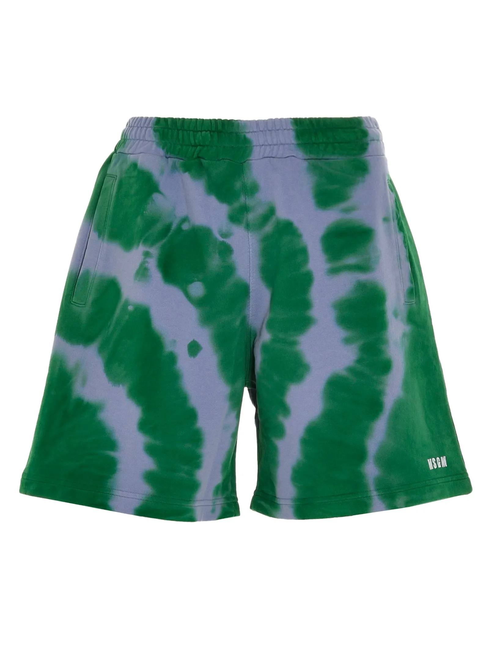 MSGM Tie-Dye Printed Shorts