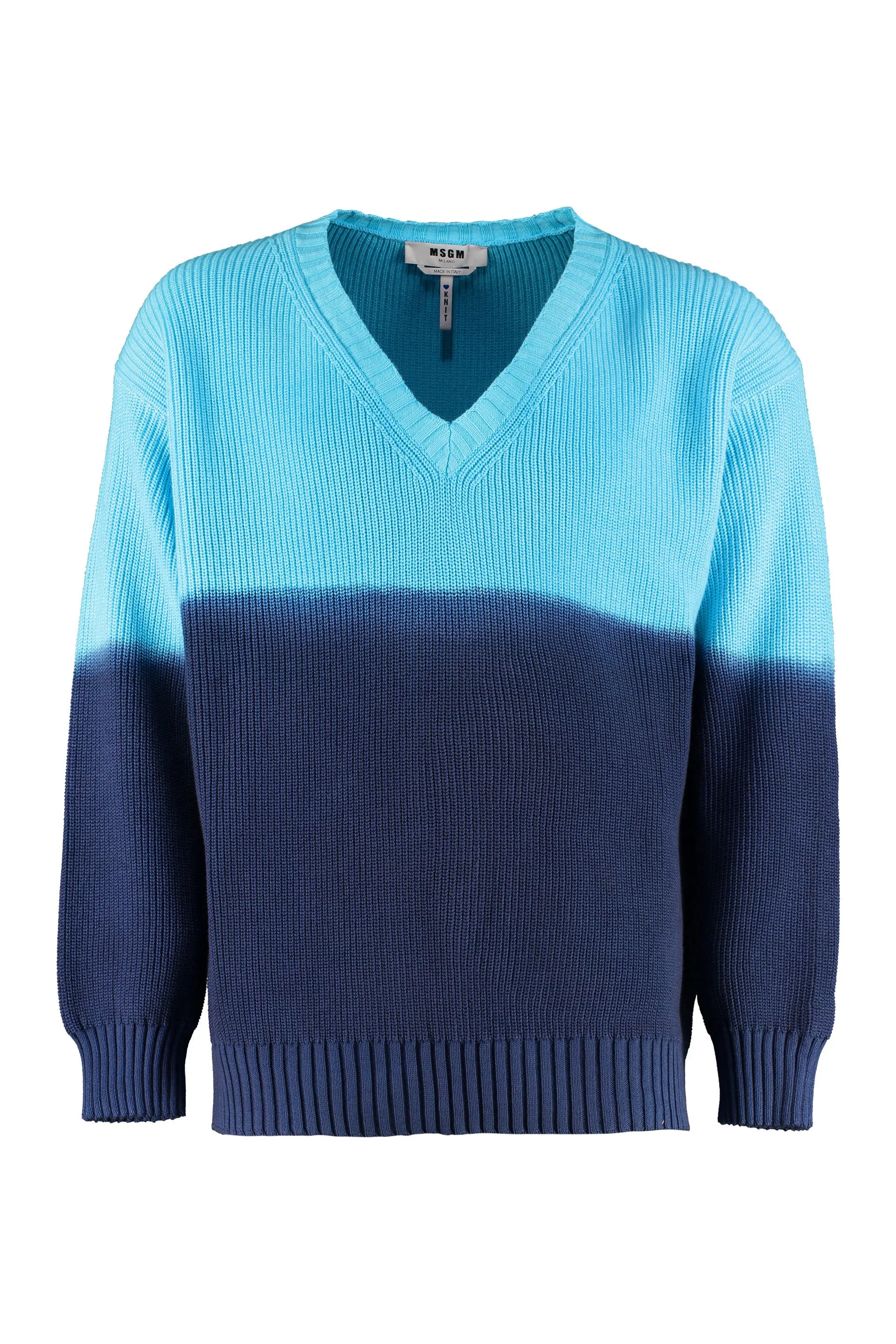 MSGM V-Neck Knitted Sweater