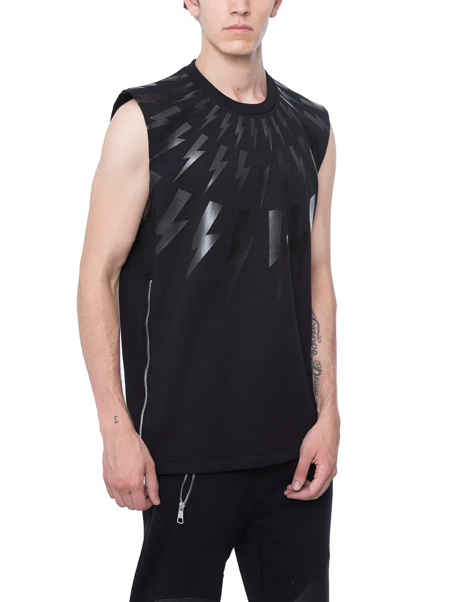Neil Barrett Thunderbolt Print Tank Top