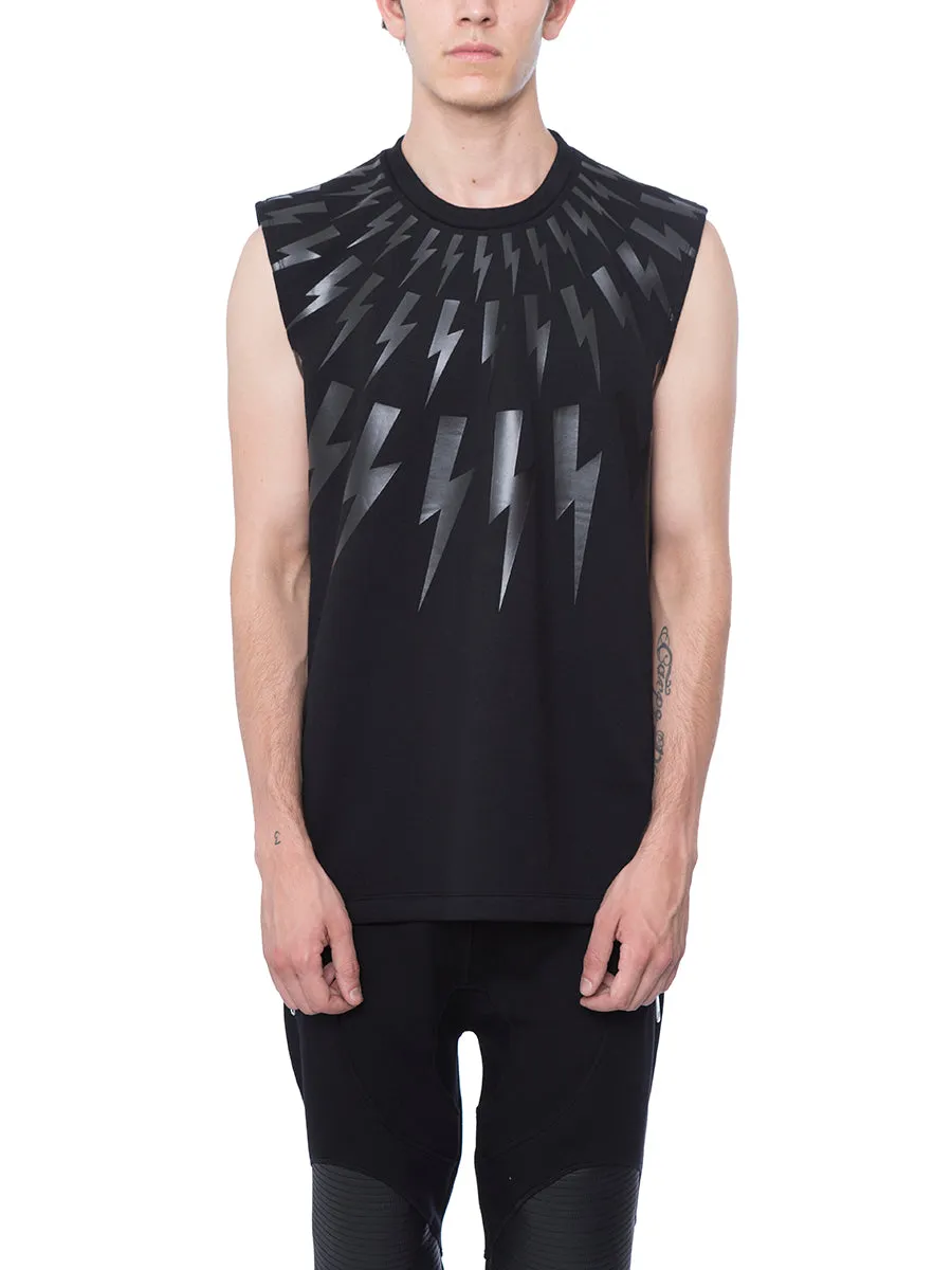 Neil Barrett Thunderbolt Print Tank Top