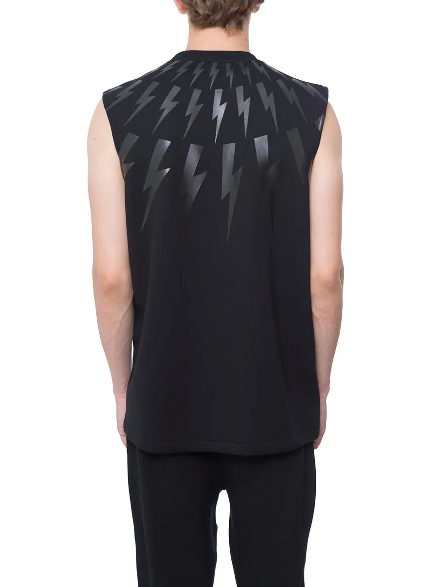 Neil Barrett Thunderbolt Print Tank Top