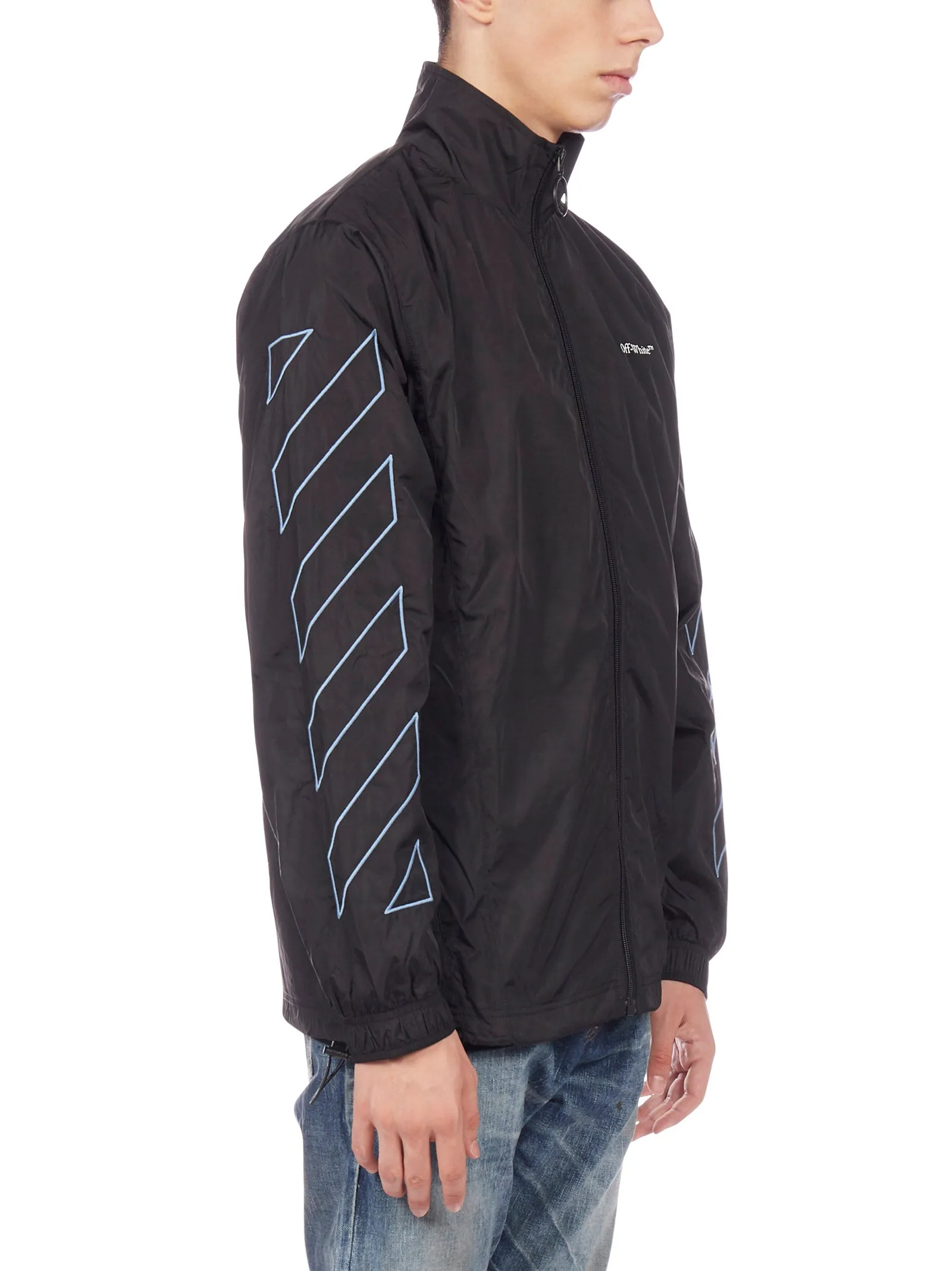 Off-White Diagonal Stripe Jacket