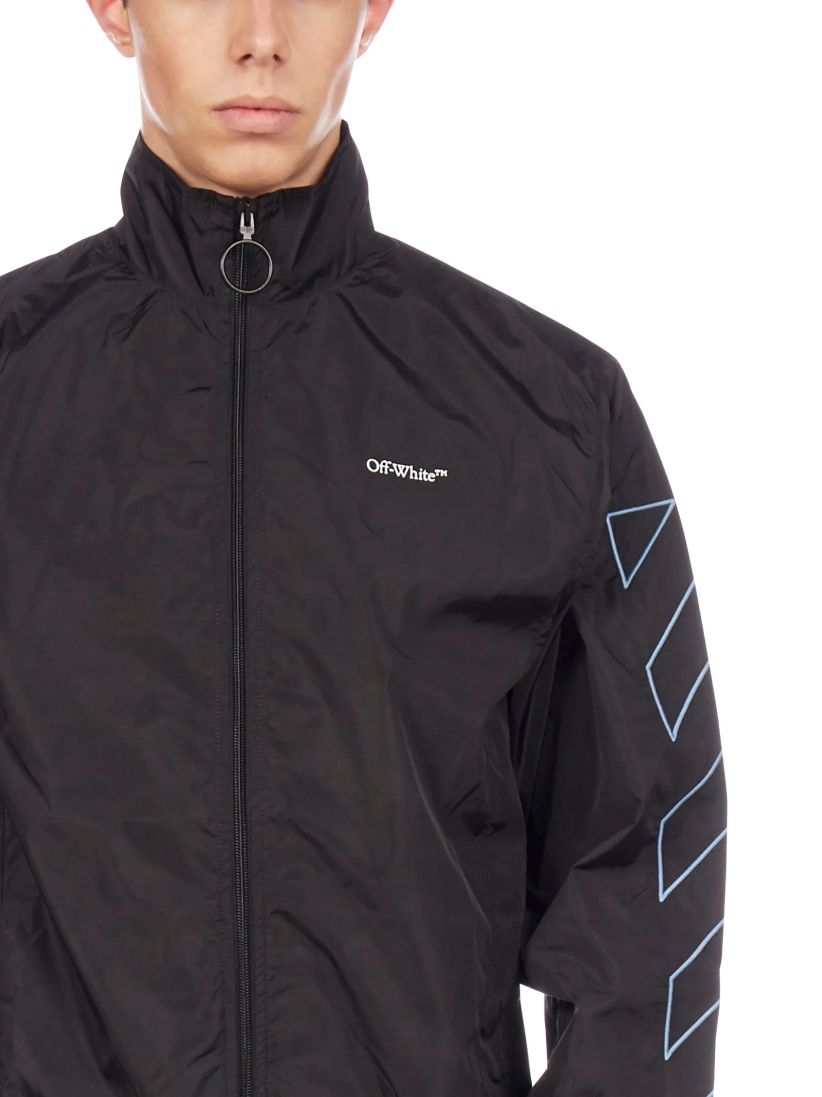 Off-White Diagonal Stripe Jacket