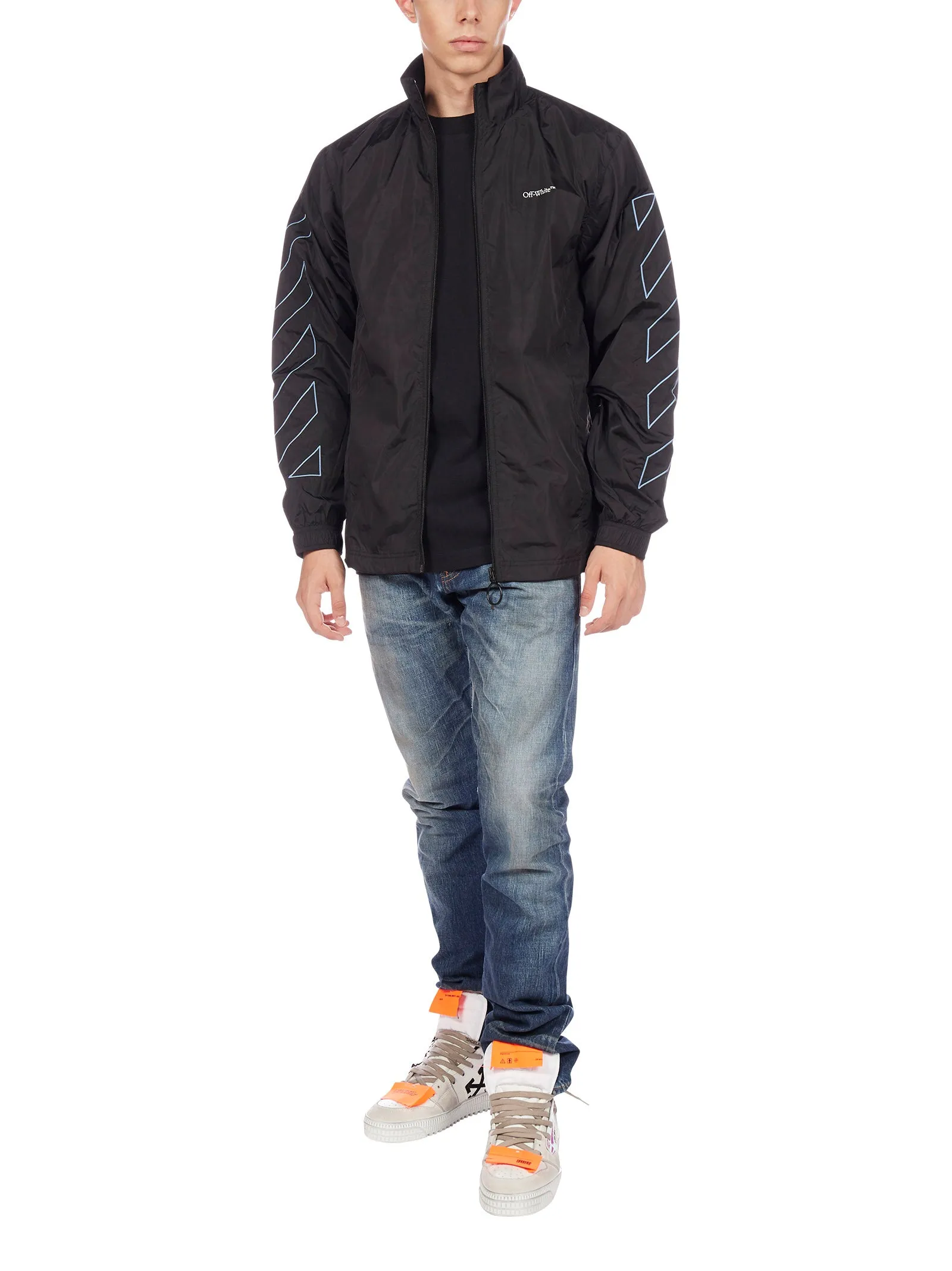 Off-White Diagonal Stripe Jacket