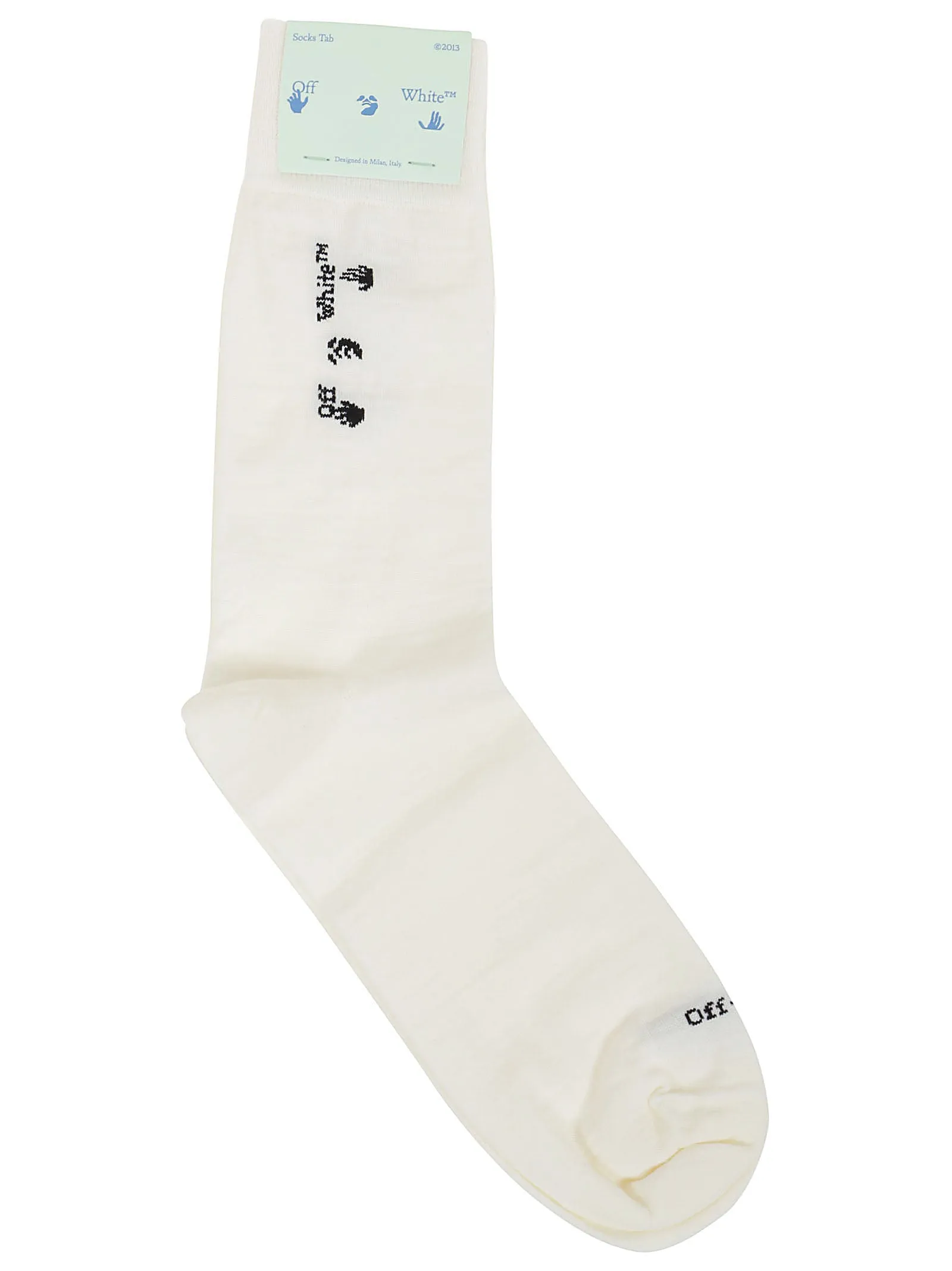 Off-White Logo Intarsia Socks