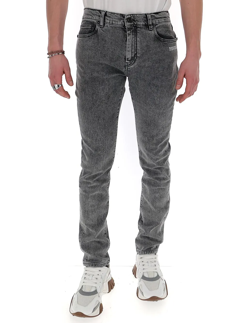 Off-White Logo Skinny Denim Jeans